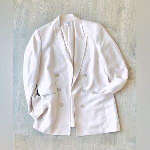 Bar III Open Blazer Cream Women's Large